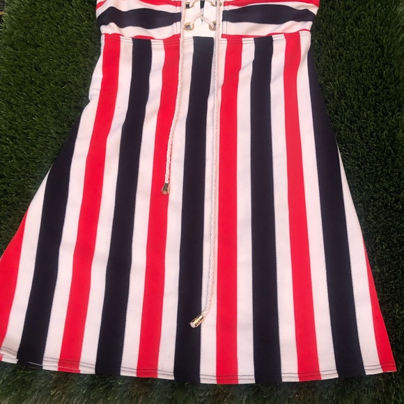 Juicy Couture stripped mini cover up - Picture 4 of 5